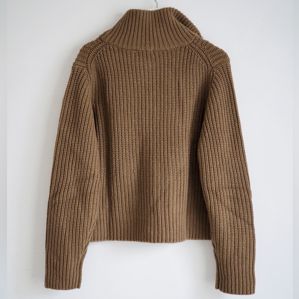 Lemaire zip up knitted lambswool blend Uniqlo jacket - Picture 4 of 13